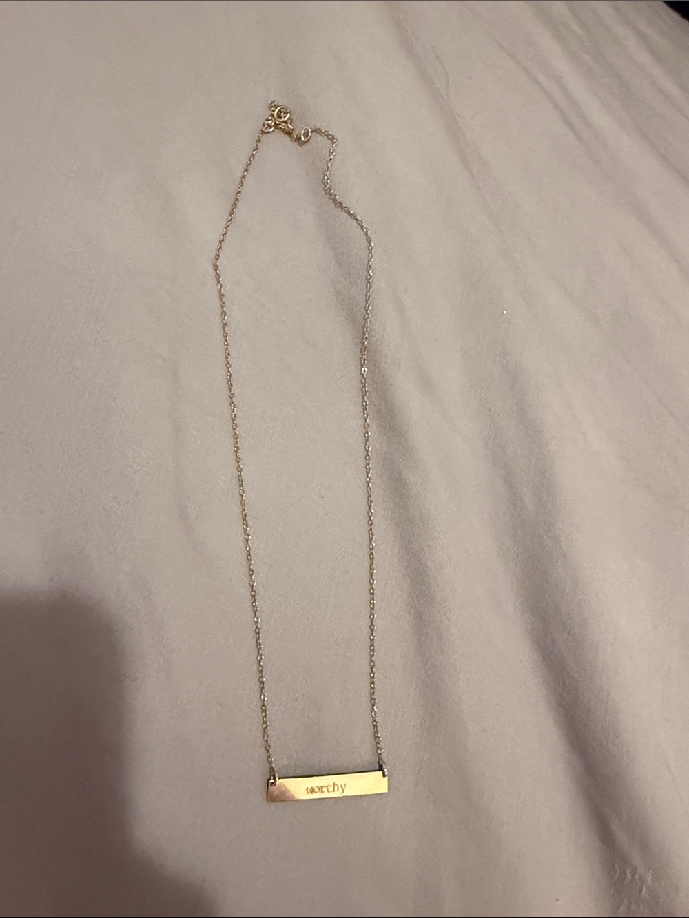 Gold Bar Pendant Necklace - Women Jewelry